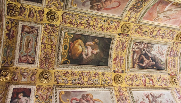 Studiolo of Francesco I in Palazzo Vecchio, Florence, Italy.