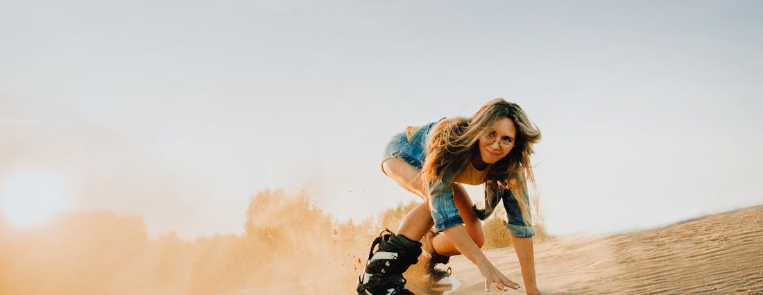 Camping in Dubai Desert