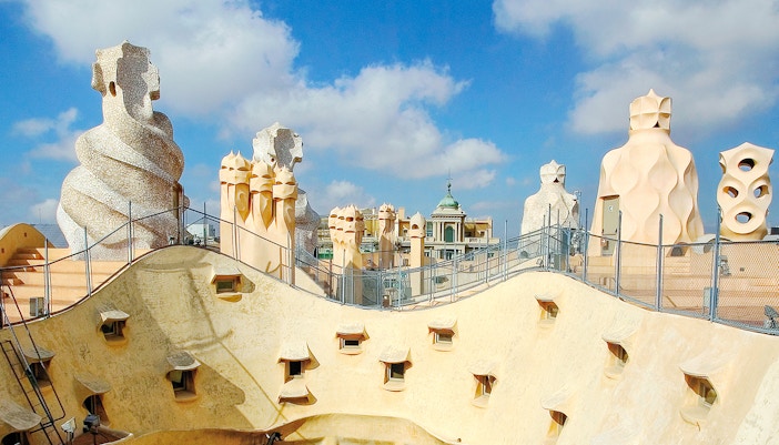 Inside Casa Mila - The Rooftop Terrace