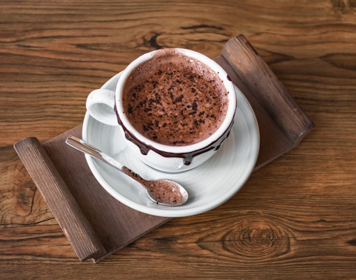 Sip on hot chocolate