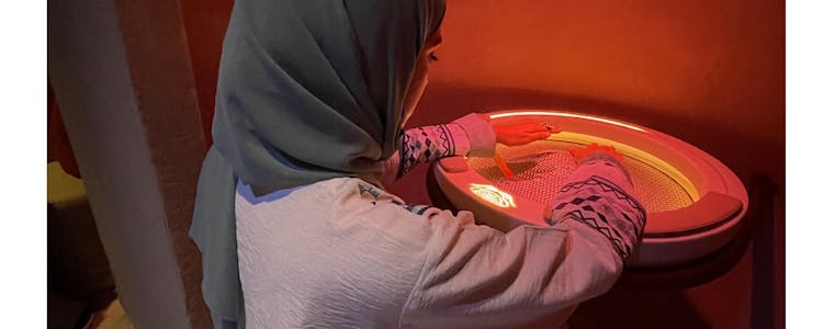 inside museum of the future - exhibits