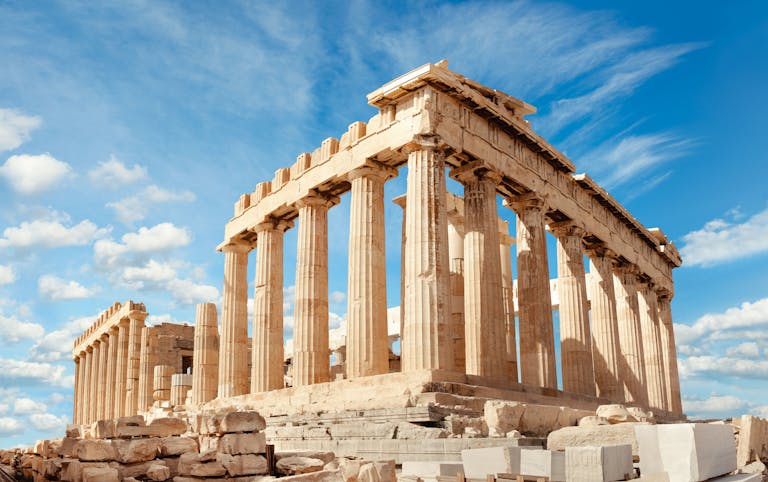 Acropolis - Athens in January