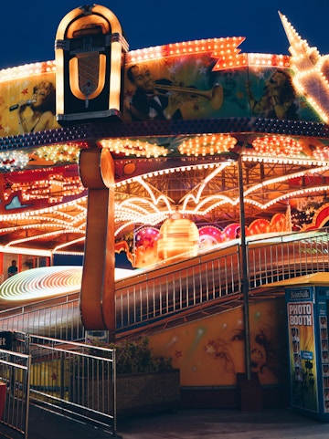Berjaya Times Square indoor theme park roller coaster ride, Kuala Lumpur.