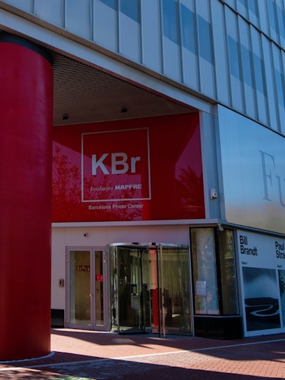 KBr Photography Center entrance at Mapfre Foundation, Barcelona.