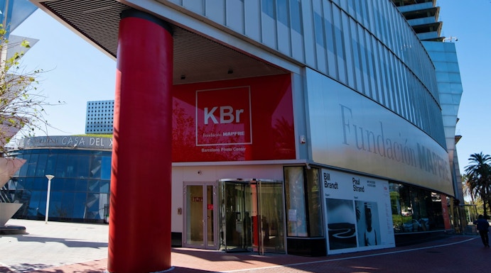 KBr Photography Center entrance at Mapfre Foundation, Barcelona.