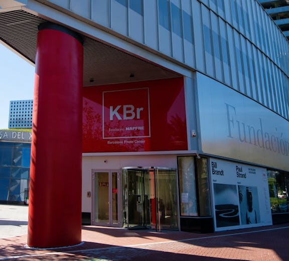 KBr Photography Center entrance at Mapfre Foundation, Barcelona.
