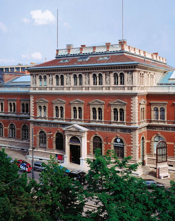 MAK Museum of Applied Arts building exterior in Vienna, Austria.