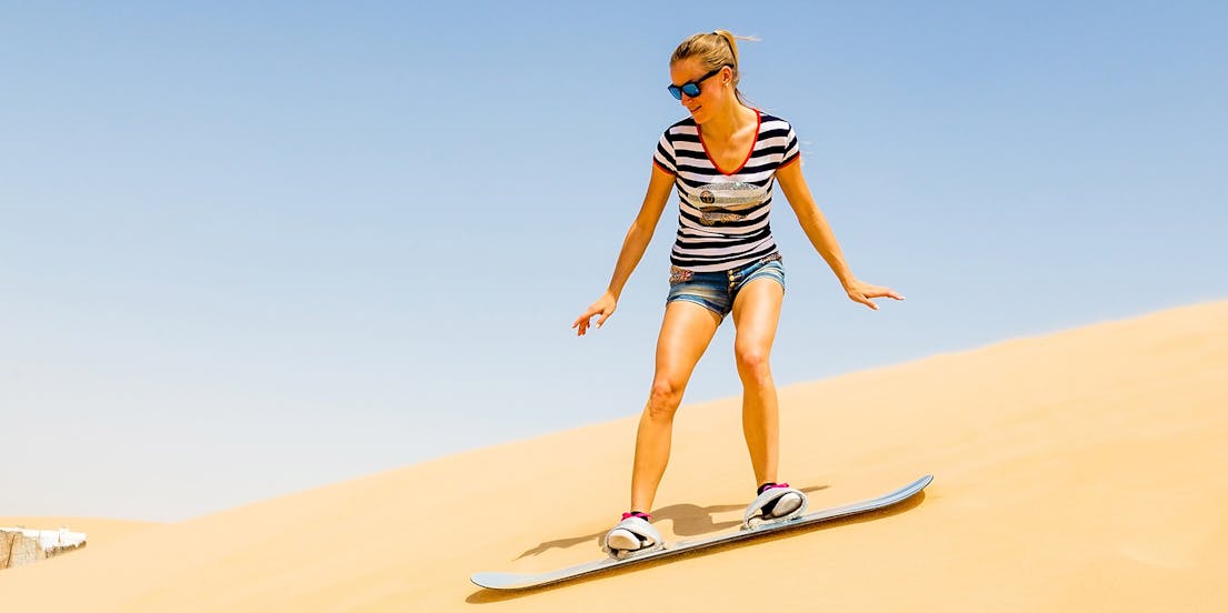 Sandboard à Dubaï