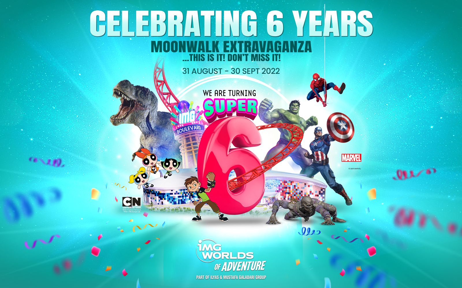 Ingressos para o IMG Worlds of Adventure 