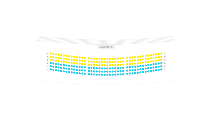 Broadway Theater Seating Chart Mezzanine