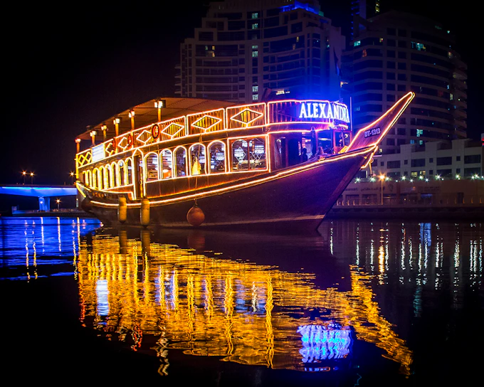 Alexandra VIP Dhow Marina Cruise with Dinner and Entertainment