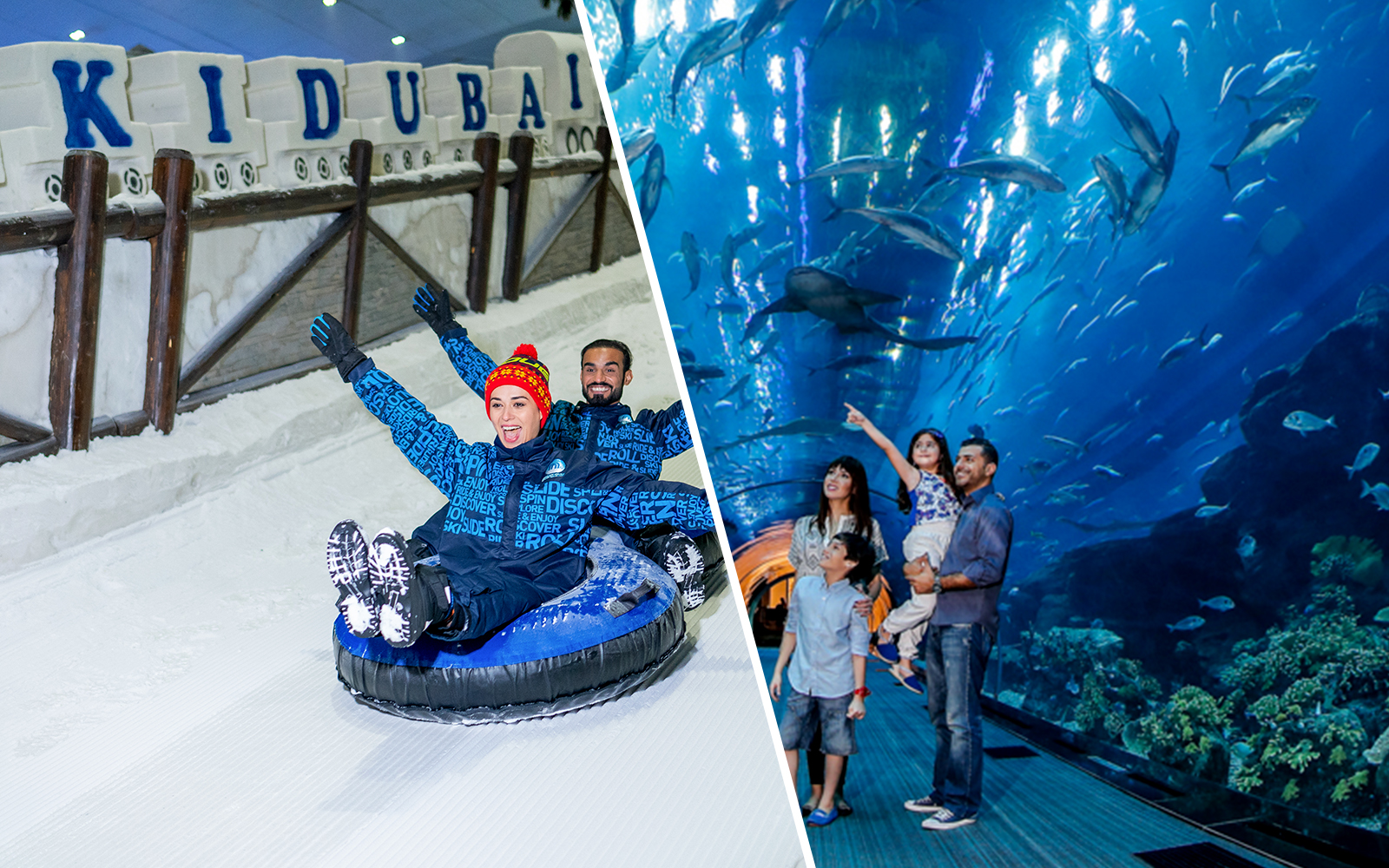 Combo (Save 9%): Ski Dubai Snow Classic Pass + Dubai Aquarium & Underwater Zoo Tickets