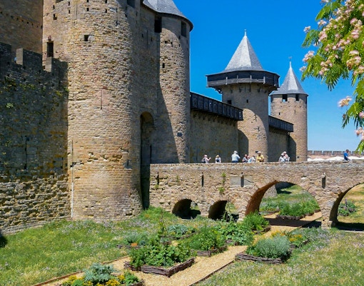 The Château Comtal Gardens