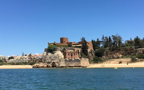 Fortaleza de Santa Catarina overlooking the Arade River in Portimão, Portugal.