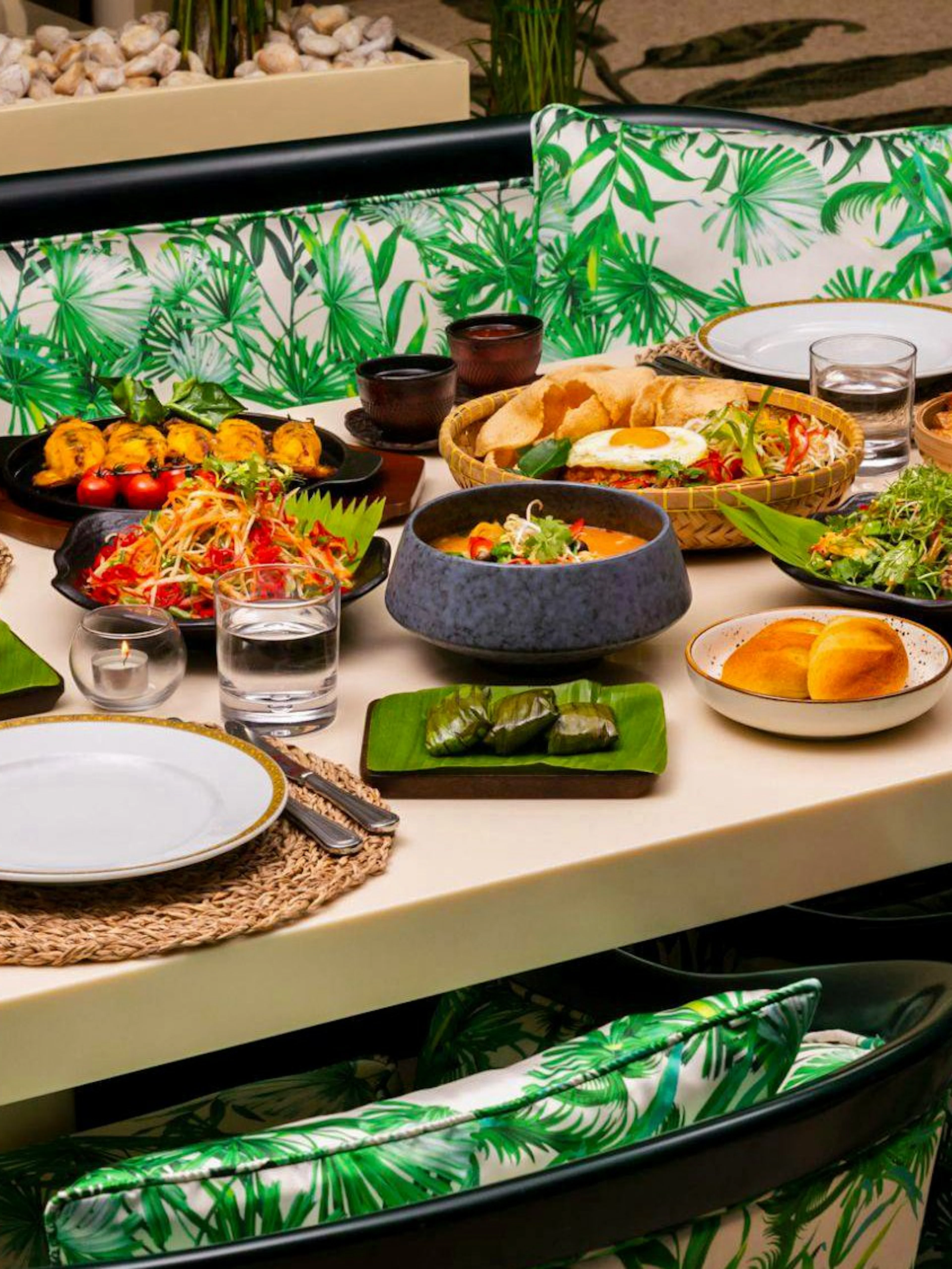 palazzo versace dubai: giardino-dinerbuffet-1