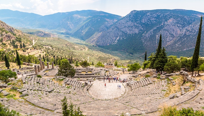 Lo stadio antico di Delfi