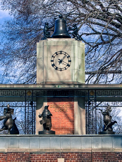 Delacorte Clock with animal sculptures at Central Park Zoo, New York City.
