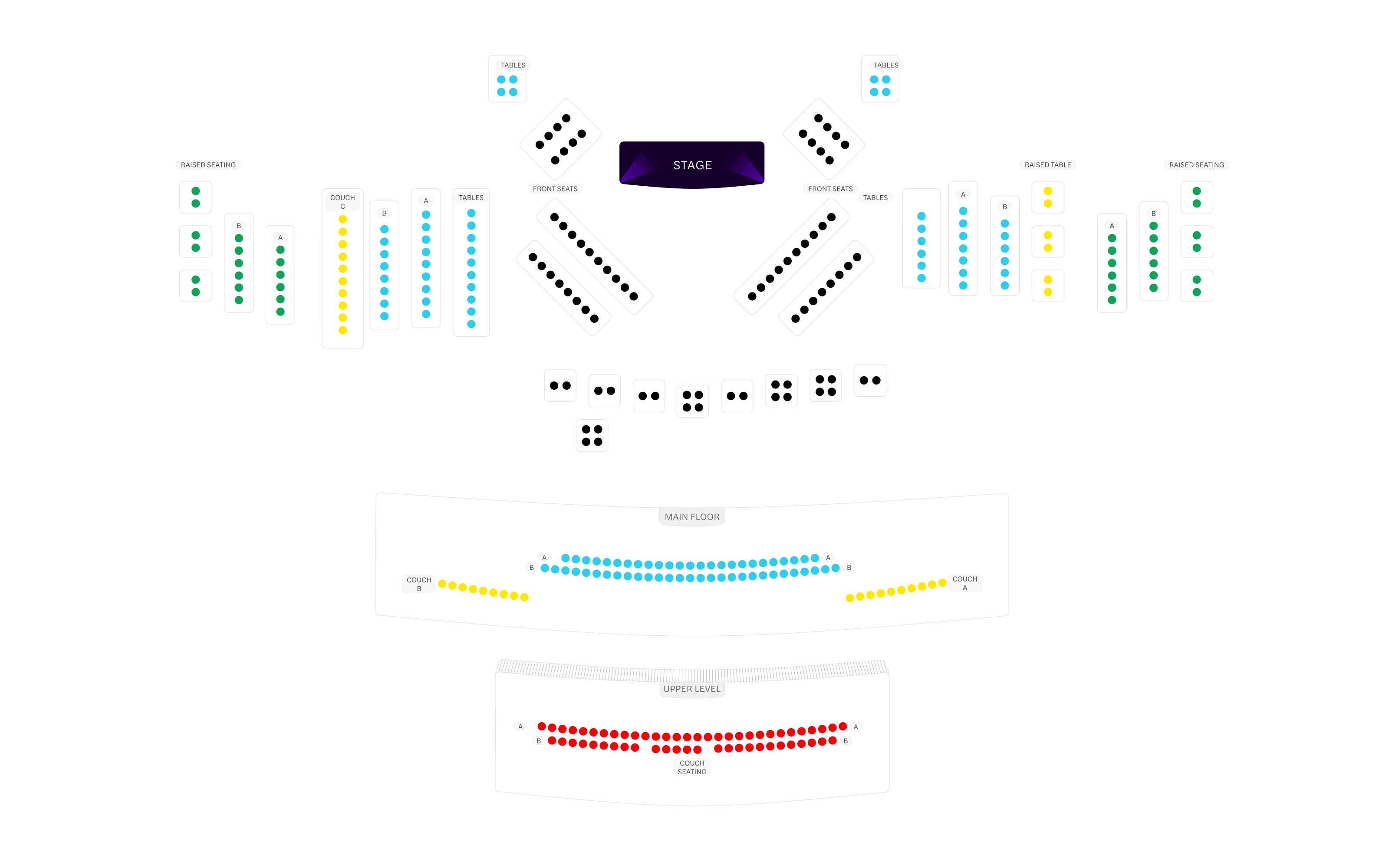 Hippodrome Casino Seating Map