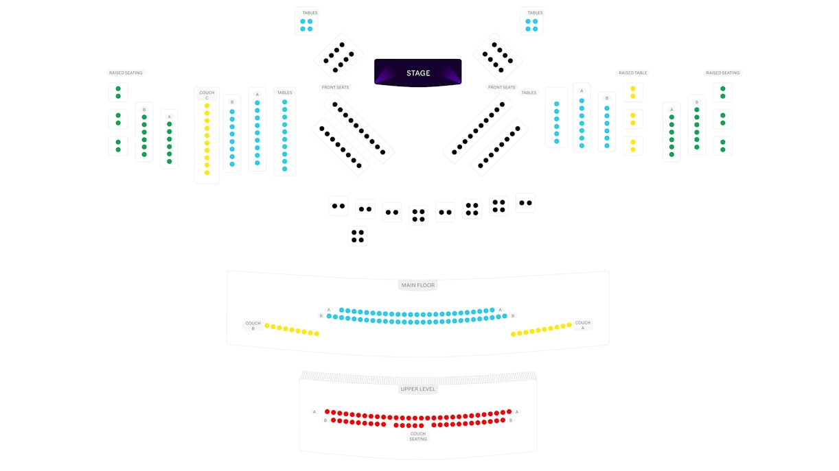 Hippodrome Casino Seating Map