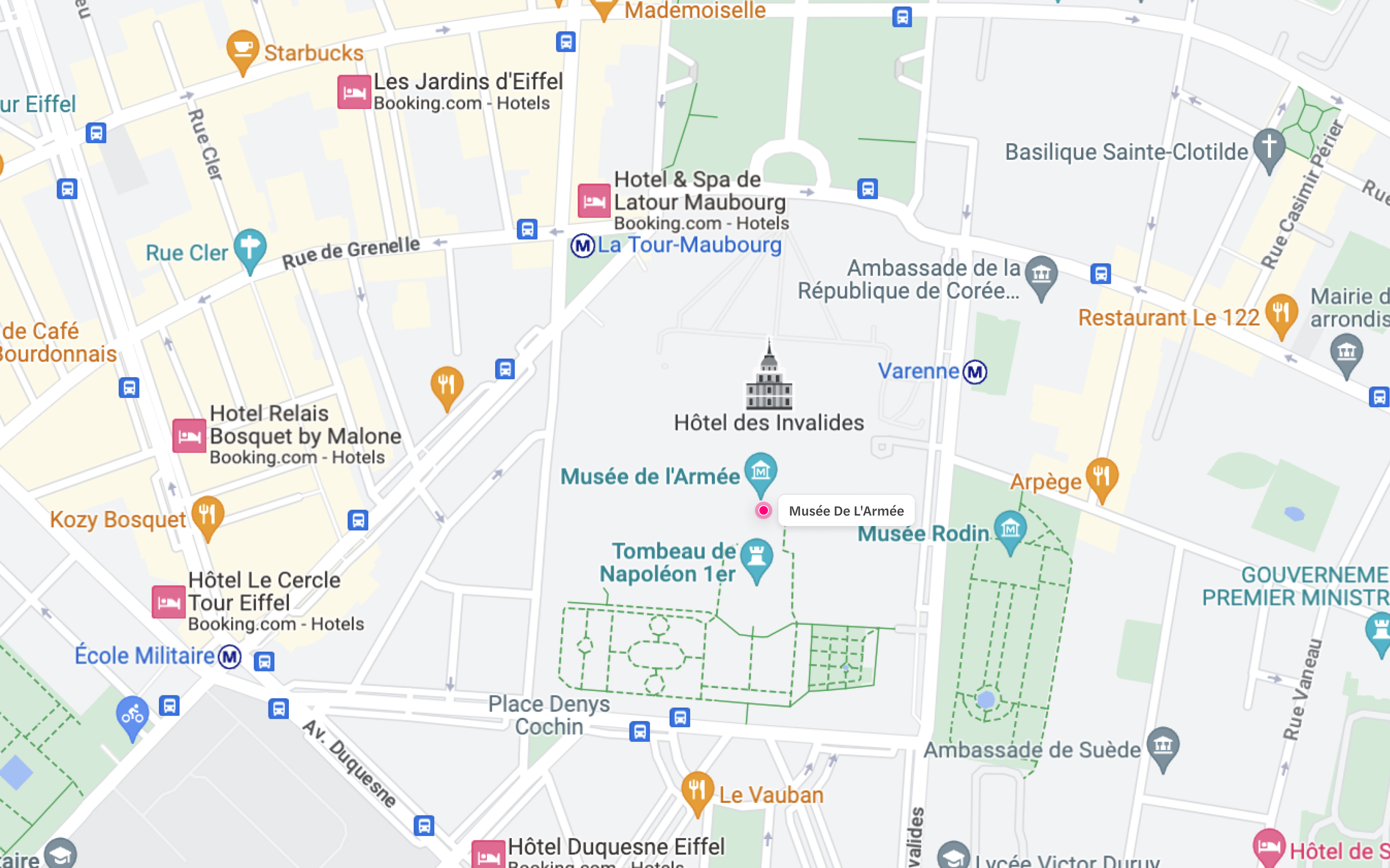 Musée de l'Armée - Location