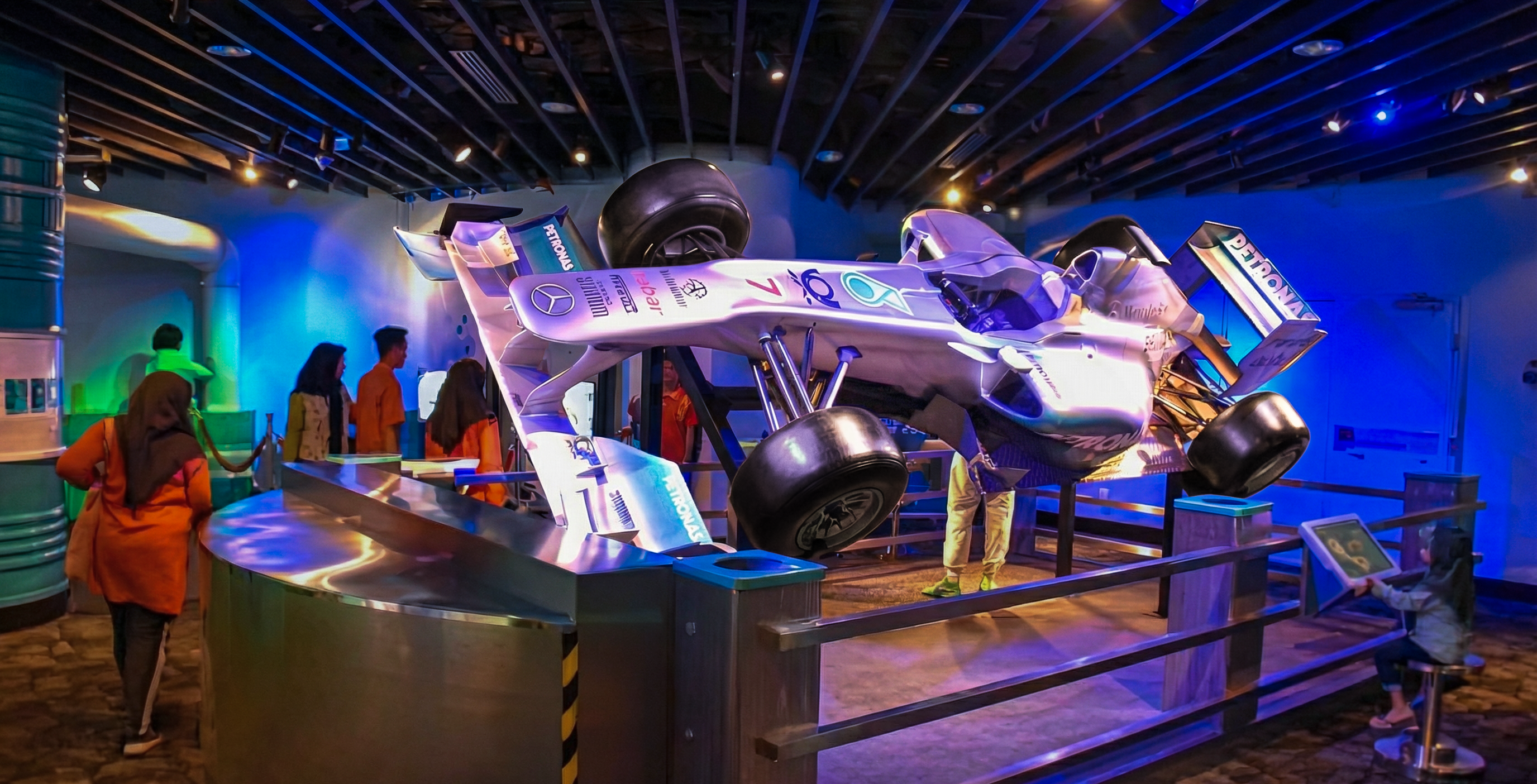 Formula 1 car display at Petrosains, The Discovery Centre, Kuala Lumpur.