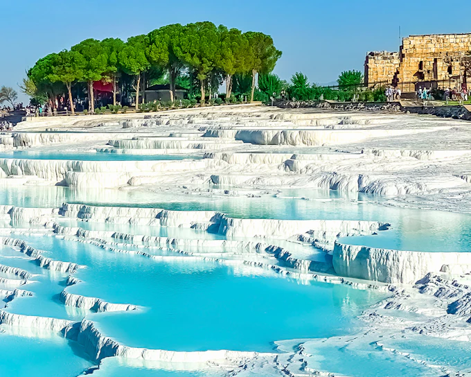 From Kusadasi or Selcuk: Ephesus & Pamukkale Guided Day Trip