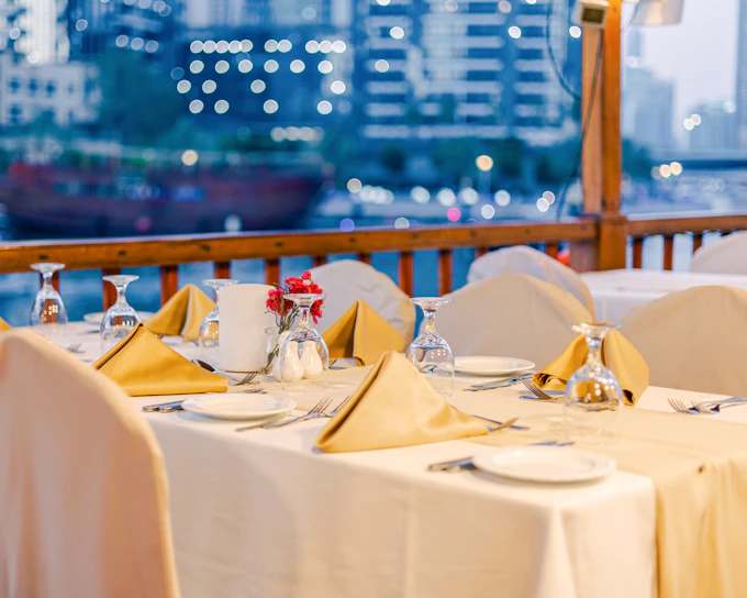 Sunset Alexandra VIP Dhow Cruise with Dinner, Entertainment and Transfers