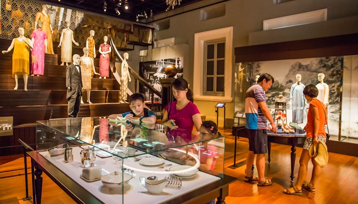 Exhibitions at the National Museum of Singapore.