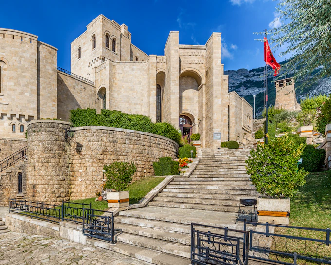 From Tirana: Kruja Castle, Old Bazaar & Sari Salltik Viewpoint Guided Day Trip