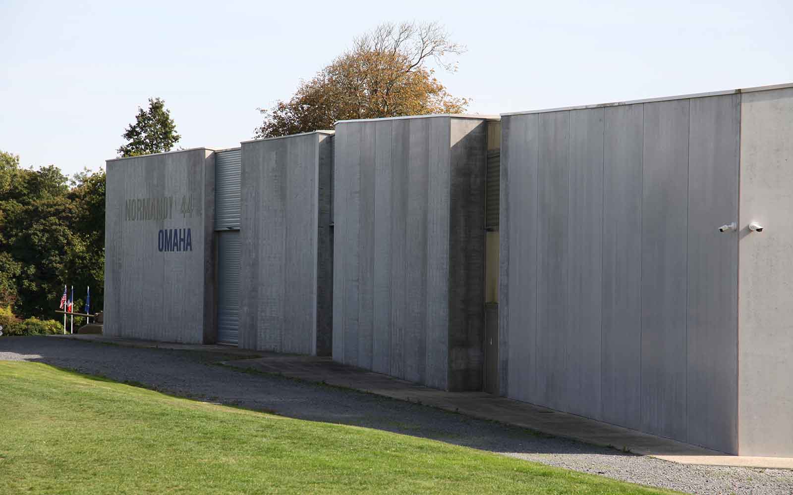 World War II tanks and military vehicles at Overlord Museum, Normandy.