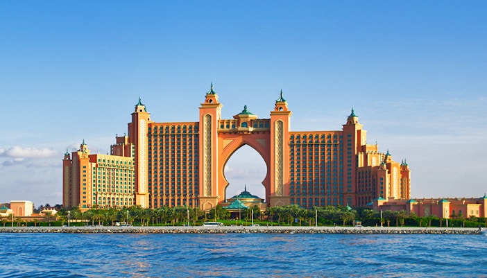 Atlantis Hotel from the water, Black Boats Tours