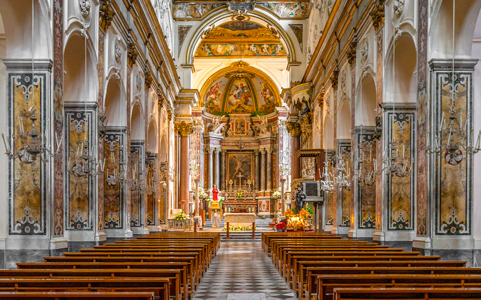 Amalfi Cathedral - Byzantine-Moorish interiors