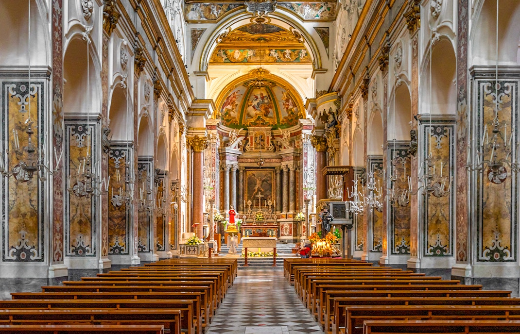 Amalfi Cathedral - Byzantine-Moorish interiors