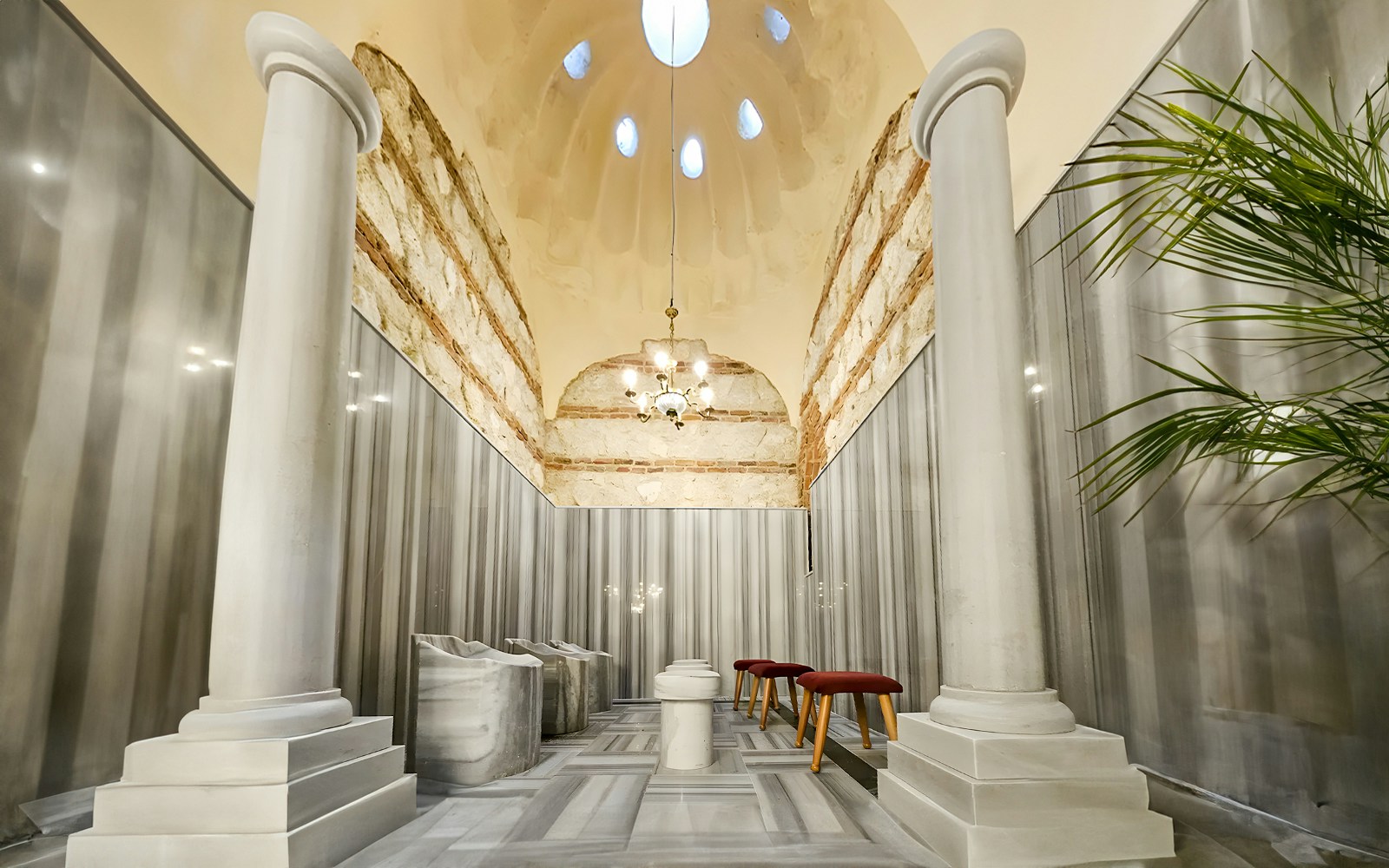 Gedikpasa Historical Hammam interior showcasing traditional Turkish bath elements in Istanbul.