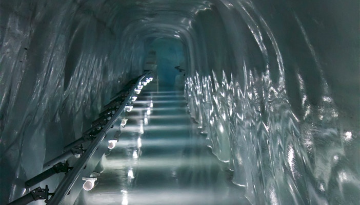 Passing Through the Jungfrau Tunnel