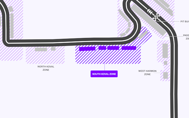 Bancadas da F1 Las Vegas