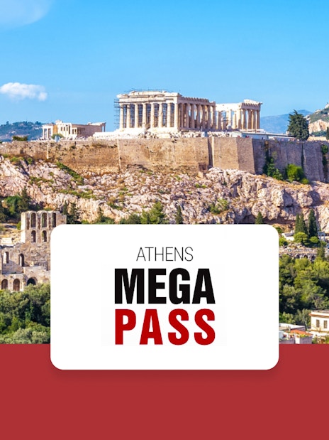 Acropolis of Athens with Parthenon, view from Athens MegaPass promotion.