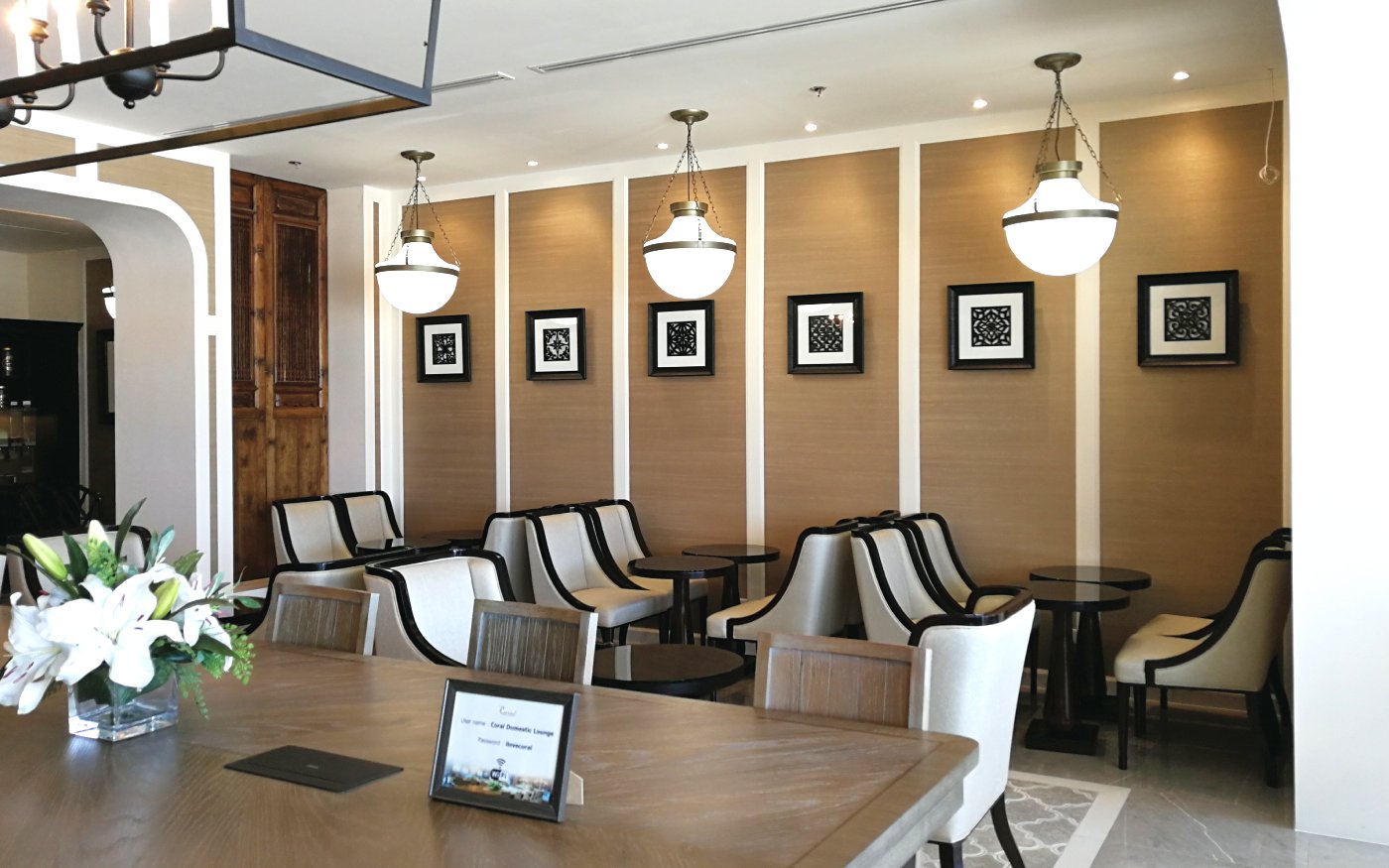 Coral Executive Lounge seating area at Phuket International Airport T1 Domestic.