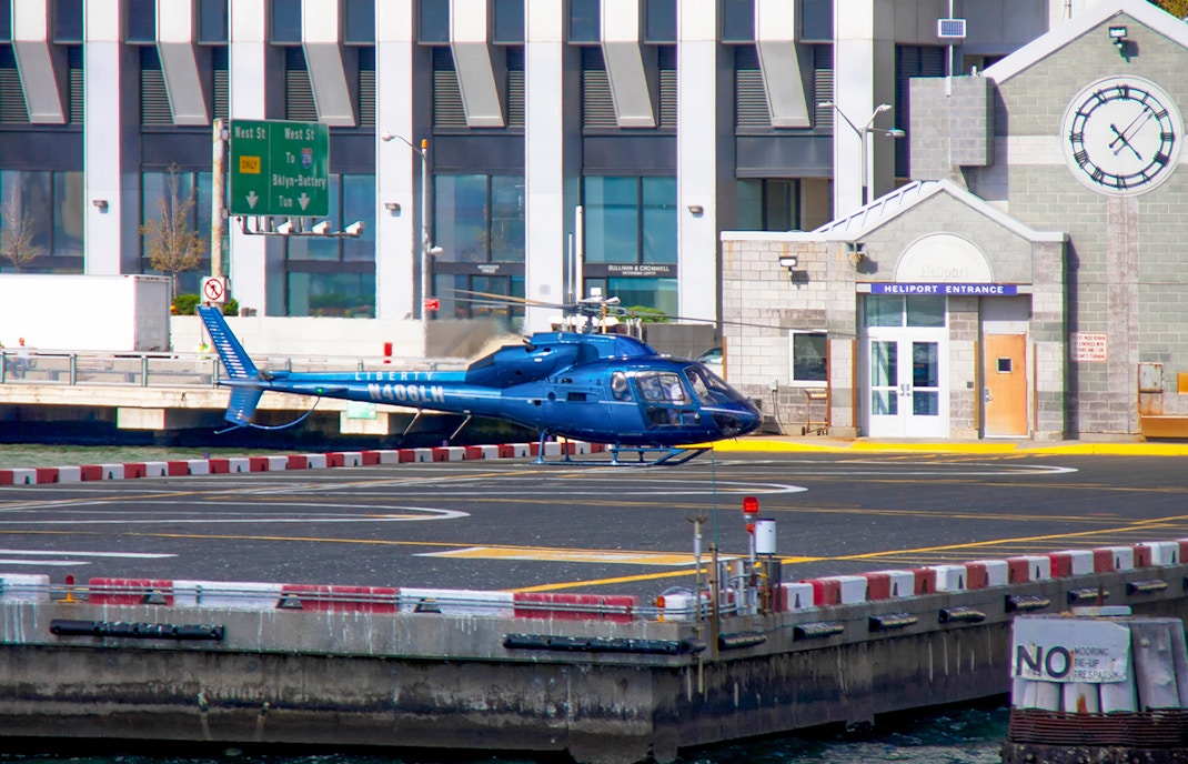 Downtown Manhattan heliport getting there