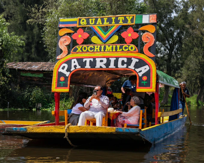 From Mexico: Xochimilco Canals Small Group Boat Tour