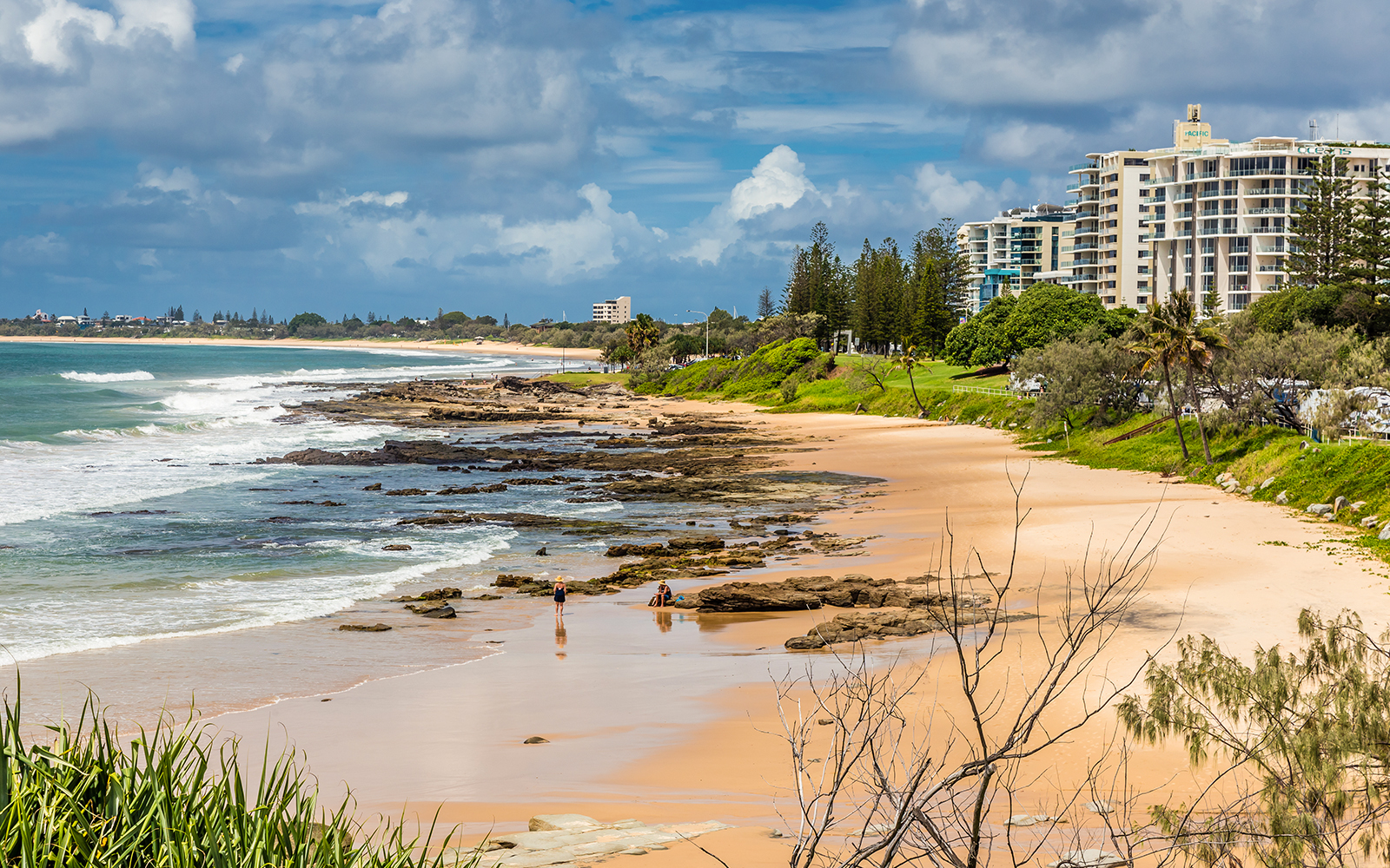 Mooloolaba Beach with a sea view