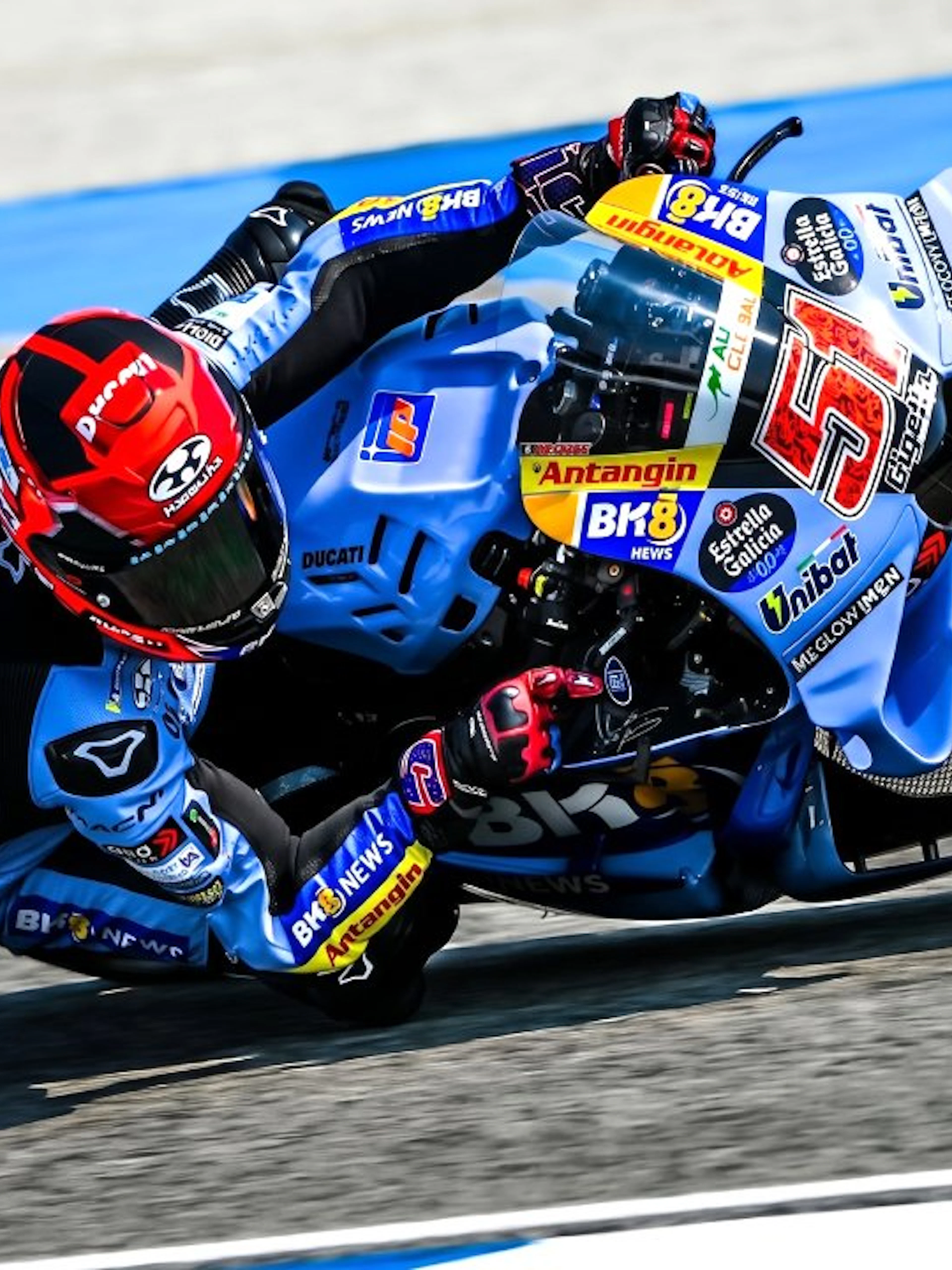 Motorcyclist racing at MotoGP Mandalika Pertamina Grand Prix of Indonesia 2026.