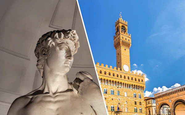 Combo: Palazzo Vecchio Skip-the-Line Tickets + Accademia Gallery Hosted Entry Tickets