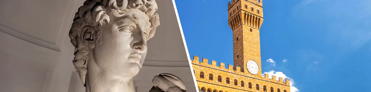 Combo: Biglietti Salta la Fila di Palazzo Vecchio + Biglietti Ingresso Galleria dell'Accademia con Host