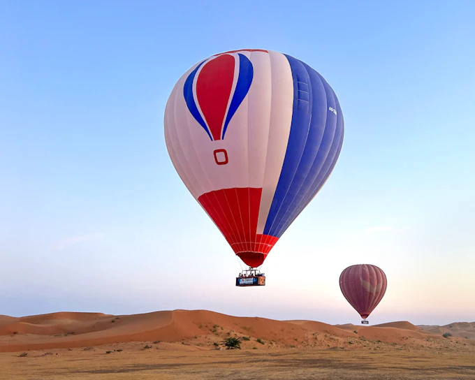 Mountain Sunrise Hot Air Balloon Experience in Ras Al Khaimah with In-Flight Photos, Videos and Round-Trip Hotel Transfers