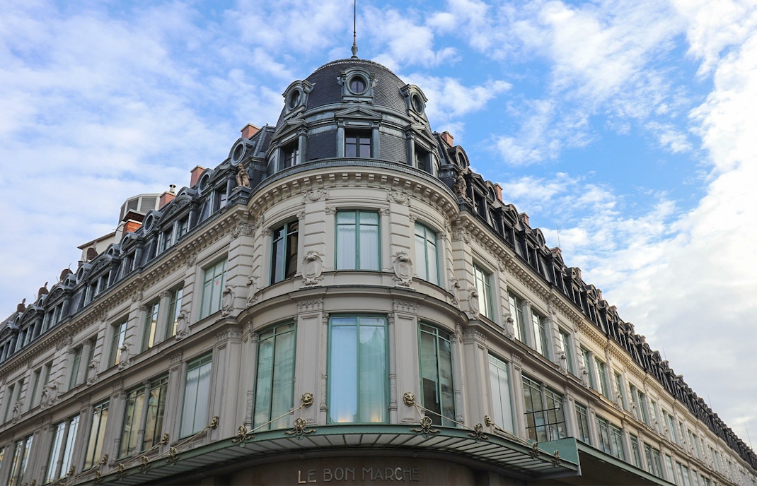 Shopping at Le Bon Marché
