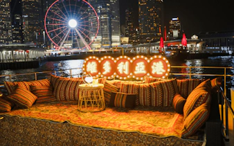 kveldstur med yacht i victoria harbour i hongkong ombord på «dreamer», inkludert snacks, brus og bilder-5