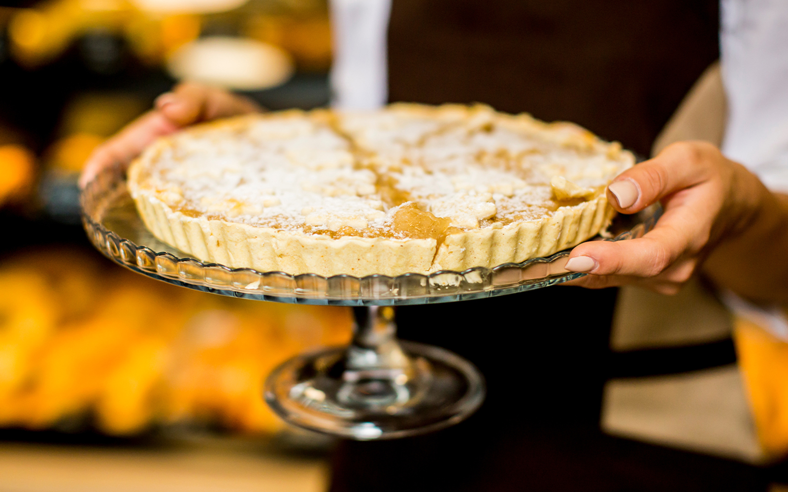 Apple Tart at restaurant