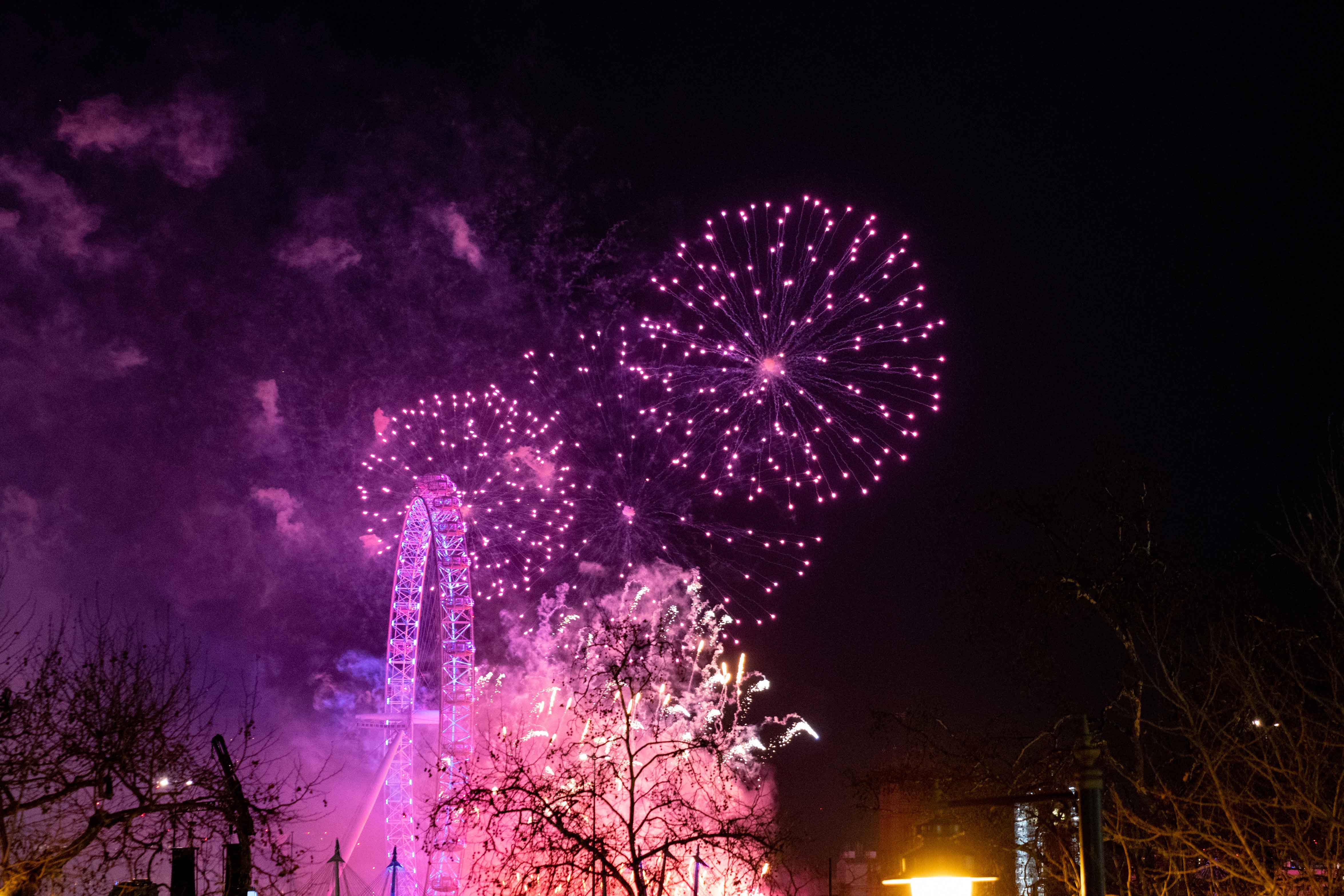 London Eye new year
