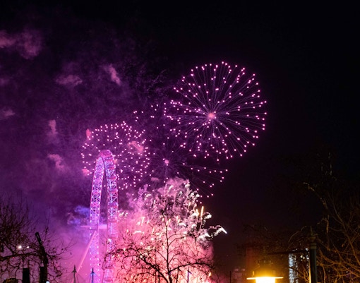 London Eye new year